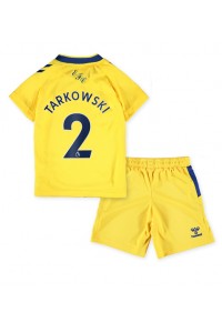 Everton James Tarkowski #2 Babyklær Tredje Fotballdrakt til barn 2022-23 Korte ermer (+ Korte bukser)
